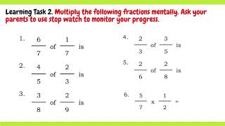 27 Multiplies Mentally Proper Fraction with Denominators Up to 10 [upl. by Neerak]