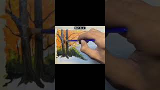 Easy Spring Cherry Blossom Painting Part No 2 [upl. by Yortal]