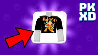 🟡👕 COMO CONSEGUIR LA NUEVA CAMISETA DE ADMIN ¡GRATIS EN PK XD 👕🟡 [upl. by Meekah]