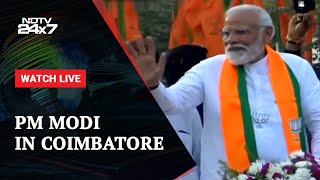 PM Modis Roadshow In Coimbatore And Other Stories  NDTV 24x7 Live TV [upl. by Zaria]