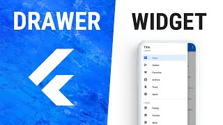 Flutter Drawer Widget [upl. by Anjali]