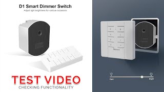 Sonoff D1 Smart Light Dimmer Switch  Testing [upl. by Emrich]