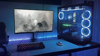 I Bought My FIRST Gaming PC Unboxing amp Setup [upl. by Drusie930]