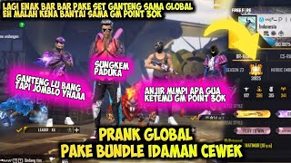 PRANK GLOBAL PAKE SET IDAMAN CEWEK TRAINING  EH MALAH DI BANTAI SAMA GRANDMASTER POINT 30K [upl. by Lorri]