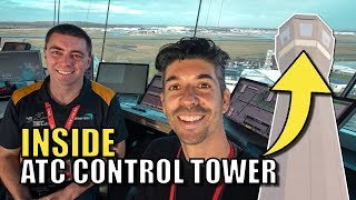 What happens INSIDE an Airport Control Tower [upl. by Juliane]