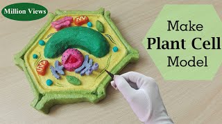 Simple and Easy way to make plant cell Hexagone shape model 3d styrofoam carving [upl. by Follmer]