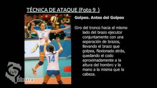 Técnica de voleibol  El ataque [upl. by Dib]