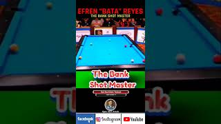 EFREN quotBATAquot REYES THE BANK SHOT MASTER ryanarizala efrenreyes pool billiards shorts [upl. by Namruht]