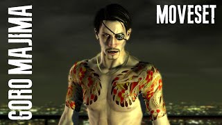 Goro Majima  Moveset  Yakuza 3 [upl. by Gilba]