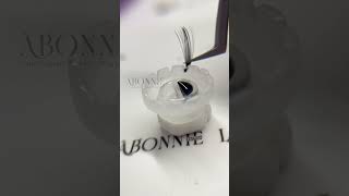 Making fans with Abonnie cashmere lashes [upl. by Sitnik]