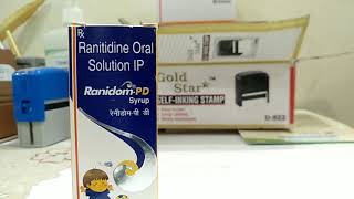 Ranidompd ranitidine solution and its uses in Hindi [upl. by Muldon]