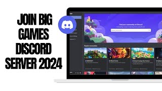 How To Join Big Games Discord Server 2024 [upl. by Elliot]