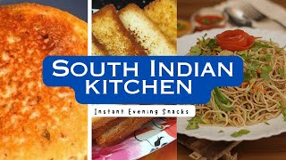 Instant Evening Snacks 😋  South Indian kitchen  Noodles  Bread Recipe [upl. by Shirlee]