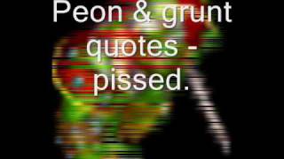 Warcraft II  Peon amp Grunt quotes [upl. by Divadleahcim]