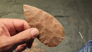 1830  Part 22  Knapping Isidores quotRedquot Chert [upl. by Nic409]