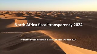 North Africa fiscal transparency 2024 [upl. by Ynitsed]