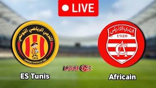 Es Tunis Vs Club Africain Live Match 🔴 [upl. by Kaasi]