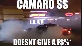 L99 Camaro SS TEARS UP PARKING LOT  INSANE SMOKESHOW  DONUTS  BURNOUTS [upl. by Dusty180]