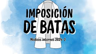 Imposicion de batas UNISIMON 20241  video medicina [upl. by Giffie]