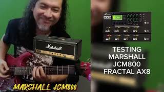 Fractal AX8  Marshall JCM 800 [upl. by Kealey]