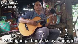 SA MATA MAKIKITA LYRICS WITH GUITAR CHORDS BY ROEL CORTEZ 2 [upl. by Thordia]