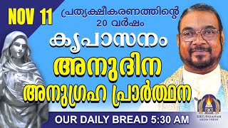 നവംബർ 11  കൃപാസനം അനുദിന അനുഗ്രഹ പ്രാർത്ഥന  Our Daily Bread പ്രത്യക്ഷീകരണത്തിന്റെ ഇരുപതാം വർഷം [upl. by Nali]