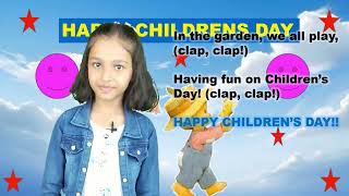 Childrens day rhyme rhyme with action childrens day song celebration childrens day [upl. by Neeroc]