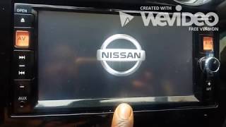 Nissan NOTE MC312DW Radio  Changing Japanese language to English setting on [upl. by Roban]