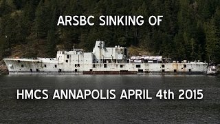 HMCS Annapolis sinking April 4th 2015 [upl. by Asselim204]