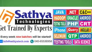 sathya technologies Best Software Training Institute In ameerpet hyderabad [upl. by Nwahsiek]