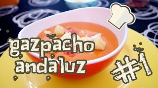 La mejor receta de gazpacho del mundo  Recetas de cocina fáciles [upl. by Lahpos]