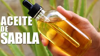 Como Hacer Aceite de Sabila  Aloe Vera [upl. by Pris]