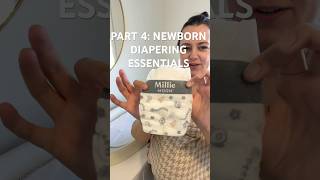 newborn diapering essentials this is everything we used in the first month newmom babyessentials [upl. by Genie]