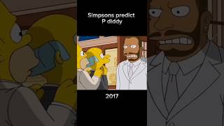 Simpsons predict P diddy simpsons predictions pdiddy sheknows [upl. by Harbert419]