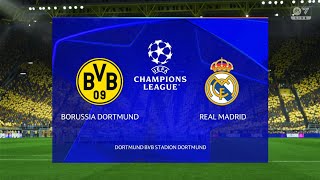 EA Sports FC 25  Borussia Dortmund vs Real Madrid  BVB Stadion Dortmund  Gameplay PS5 [upl. by Aimo228]