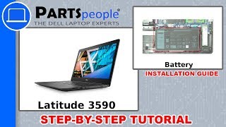 Dell Latitude 3590 P75F001 Battery HowTo Video Tutorial [upl. by Naegem]