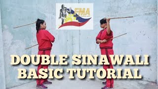 DOUBLE SINAWALI  ARNIS BASIC TUTORIAL [upl. by Debera]