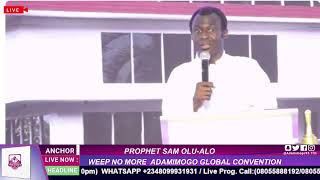 NIGHT VIGIL SESSION OF 7 CONSECUTIVE NIGHT VIGIL WEEP NO MORE ADAMIMOGO GLOBAL CONVENTION [upl. by Wilhelmine792]