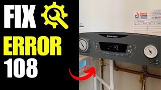 Ariston boiler error 108  How To Fix [upl. by Marienthal]