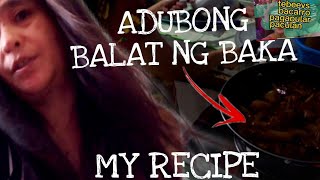 ADOBONG BALAT NG BAKA MY RECIPE [upl. by Yekciv789]