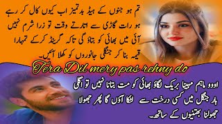 Most romantic novel🙈🙈 Tera Dil mery pas rehny doEpi 13p 2 rude hero base novel by raheela Khan [upl. by Burton]