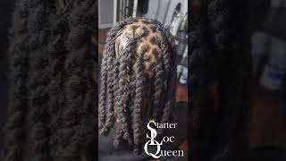 Loc Reattachments on an undercut🔥🔥🔥TheStarterLocQueen TheLocClinic [upl. by Eanram]