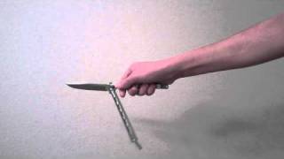 Balisong Tutorial Horizontal OpeningClosing Beginner [upl. by Gable]