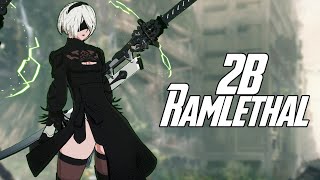 Guilty Gear Strive  2B Ramlethal Showcase  GGST Mod [upl. by Tannen]