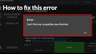 How to Fix Pojav Launcher quotCant Find Any Compatible Runtimequot Error OUTDATED [upl. by Timms432]