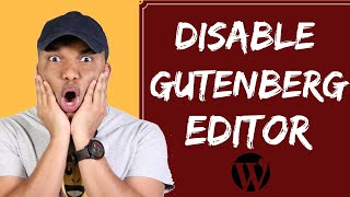 WordPress 50 Review  How to Disable Gutenberg Editor [upl. by Yoshi]