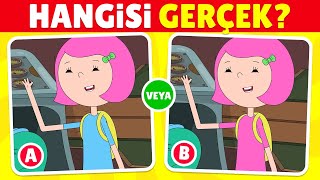 HANGİSİ GERÇEK  İBİ İLE TOSİ  GERÇEK OLANI BUL  Eğlenceli Bulmaca Videoları  Bul Bakalım [upl. by Anyale236]