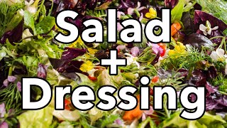 How to Make a Tasty Salad  Salad Dressing Every Time  Healthy Salad Recipe 🥒 [upl. by Odrarej]