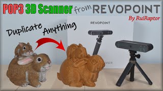 New REVOPOINT POP 3 3D Scanner  Analysis Tests amp Review [upl. by Oeniri]