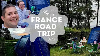 Ferry to France amp Our First Night Camping  France Road Trip 2024  Vlog 2  Chaos House [upl. by Alyks]